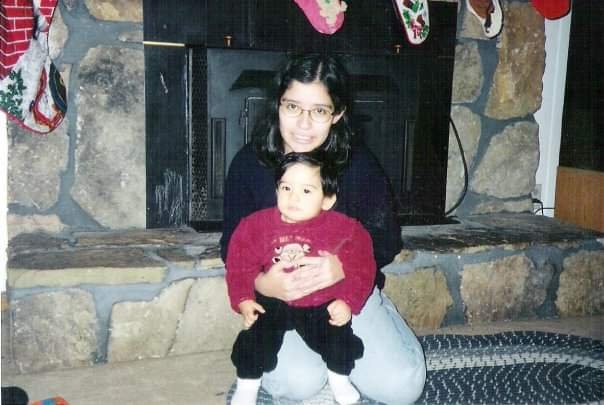 Me with my oldest son circa 1999